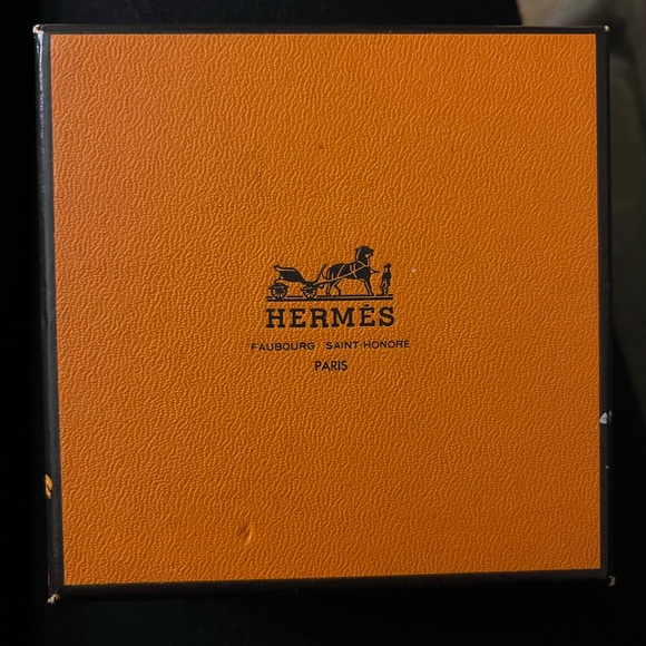 Project Piece HERMES Infinity Plate Pendant Necklace | Palladium | Original Box - Picture 8 of 8